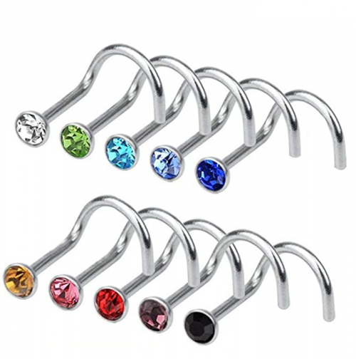 Rbenxia 20G 316L Nose Studs Rings