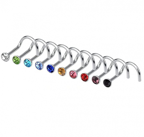 Rbenxia 20G 316L Nose Studs Rings