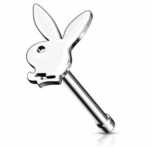 Playboy Bunny Top Nose Bone Stud Rings
