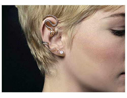Cherryzz Unisex Special Fashion Snake Ear Cuff Ear Wrap Cool Eardrop Ear Clip