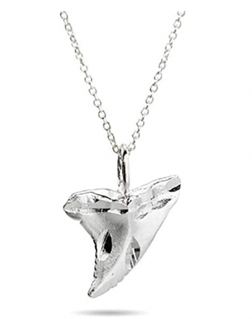 EVE'S ADDICTION Sterling Silver Sharks Tooth Design