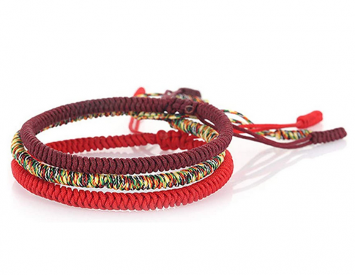 Huno Tibetan Knotted Red String