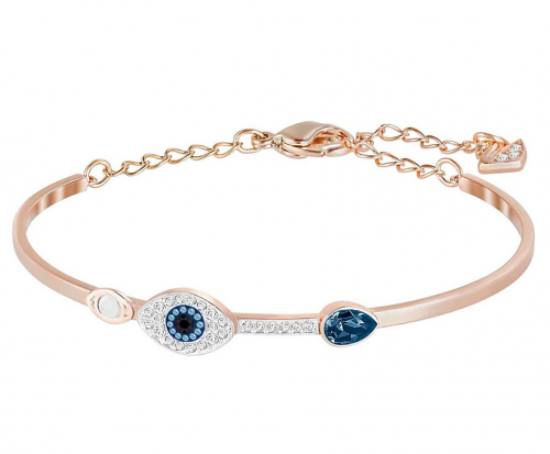 Swarovski Duo Evil Eye Bangle