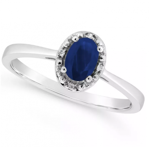 Macy's Sapphire and Diamond Accent Ring