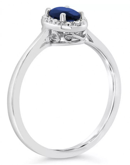 Macy's Sapphire and Diamond Accent Ring