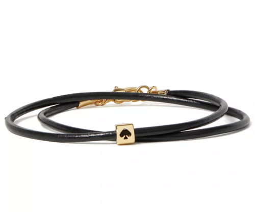 New York Colored Leather Cord Bracelet