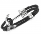 Esquire Braided Leather Bracelet 