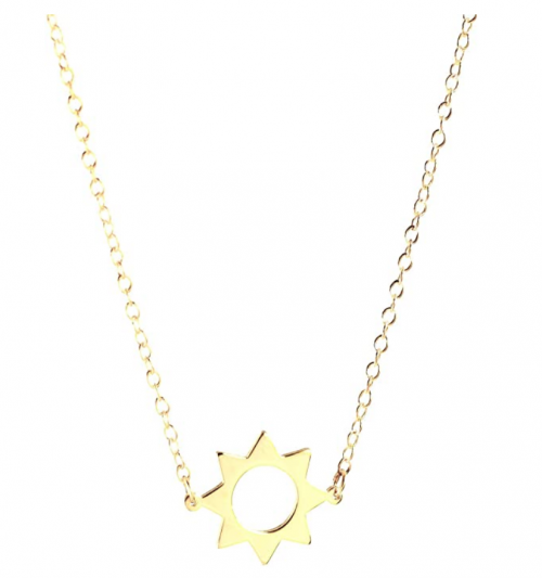 Deidreamers 925 Sterling Silver Sun Necklace