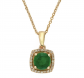 Effy Brasilica Emerald and Diamond Pendant
