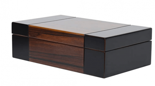 Arolly BELA Dark Wood Valet Travel Case