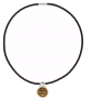 Macy’s Americana Braided Leather Necklace 