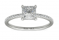 Blue Nile Micropave Diamond Engagement Ring
