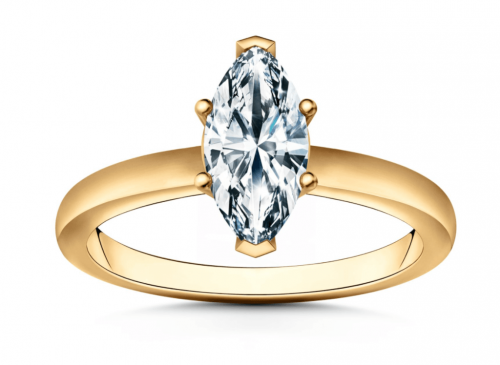 VASHI Classic Solitaire Engagement Ring