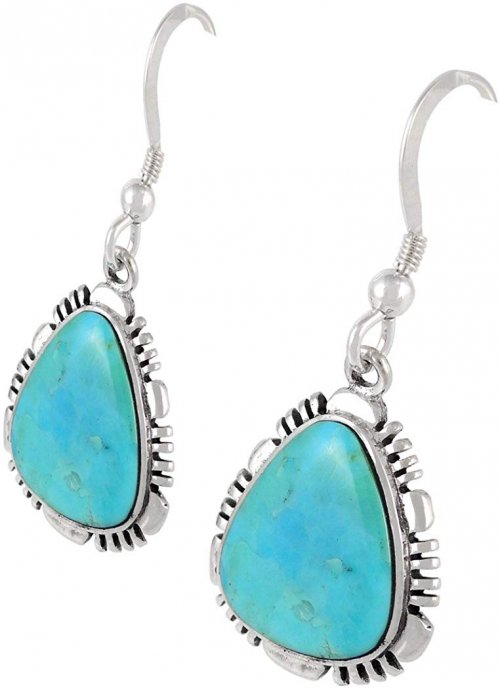 Turquoise Earrings with 925 sterling silver