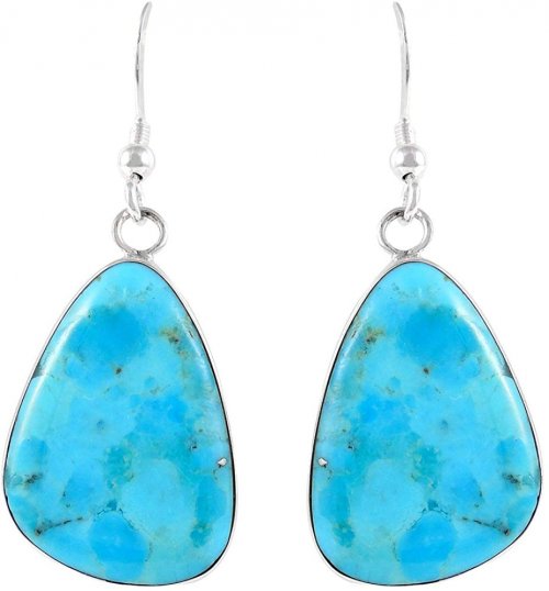 Turquoise Network Earrings