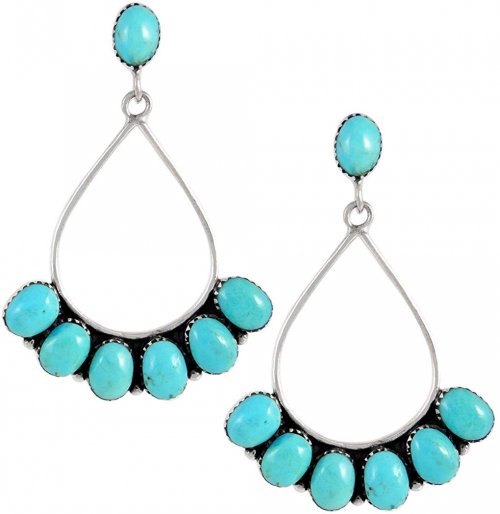 Turquoise Network Turquoise Earrings