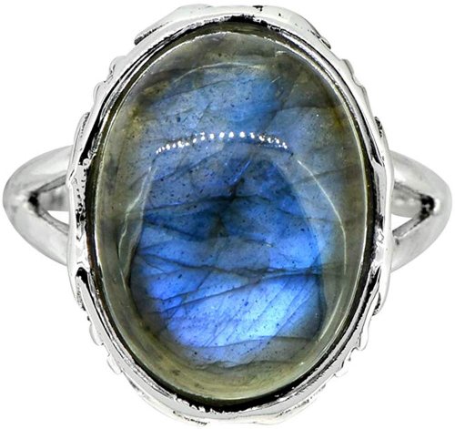 YoTreasure Labradorite Solid Ring Collection