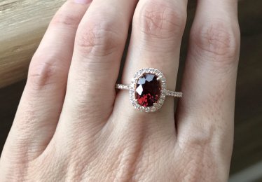 Garnet Engagement Rings - Perfect for Girls Born in January!
