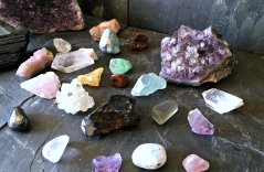 Beautiful Raw Crystal Rings with Healing Properties