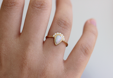 10 Opal Wedding Rings We’d Gladly Wear Instead of the Classic Band!