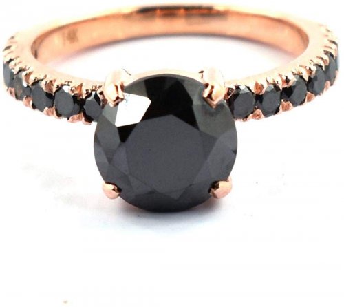 Skyjewels black diamond ring